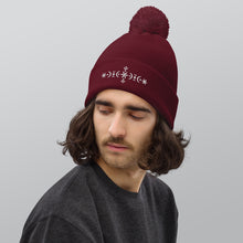 Load image into Gallery viewer, Shining Star Embroidered Pom Pom Beanie | Beechfield

