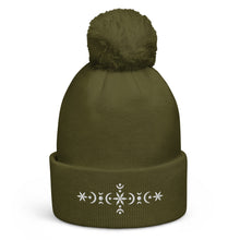 Load image into Gallery viewer, Shining Star Embroidered Pom Pom Beanie | Beechfield
