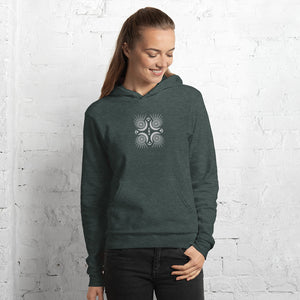 Spread Your Light Embroidered Unisex Hoodie | Bella + Canvas