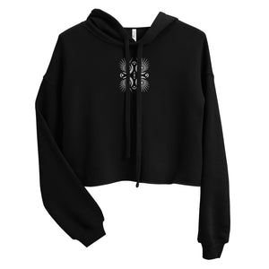 Spread Your Light Embroidered Crop Hoodie | Bella + Canvas